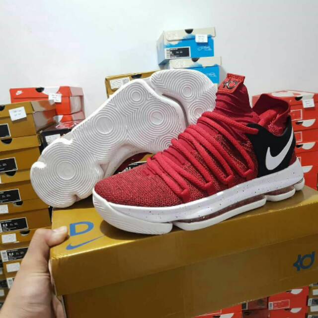 Sepatu Basket Nike KD 10 Red