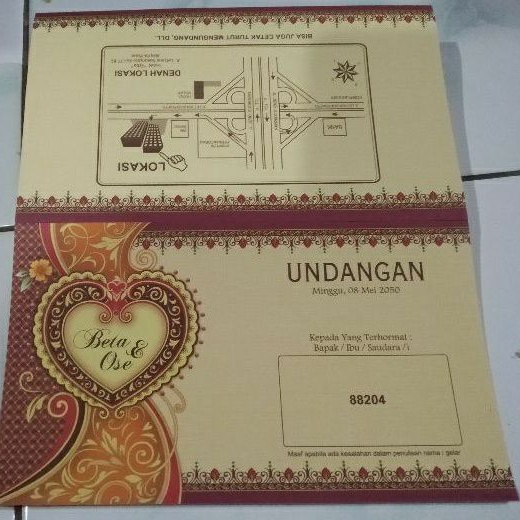 

UNDANGAN pernikahan