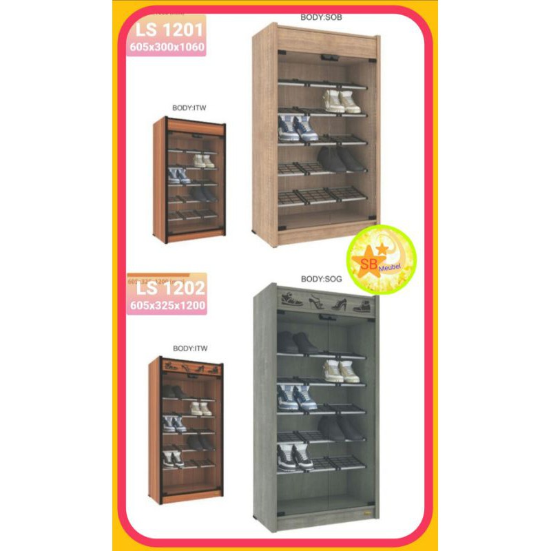 LEMARI SEPATU MINIMALIS - LS 1201/1202