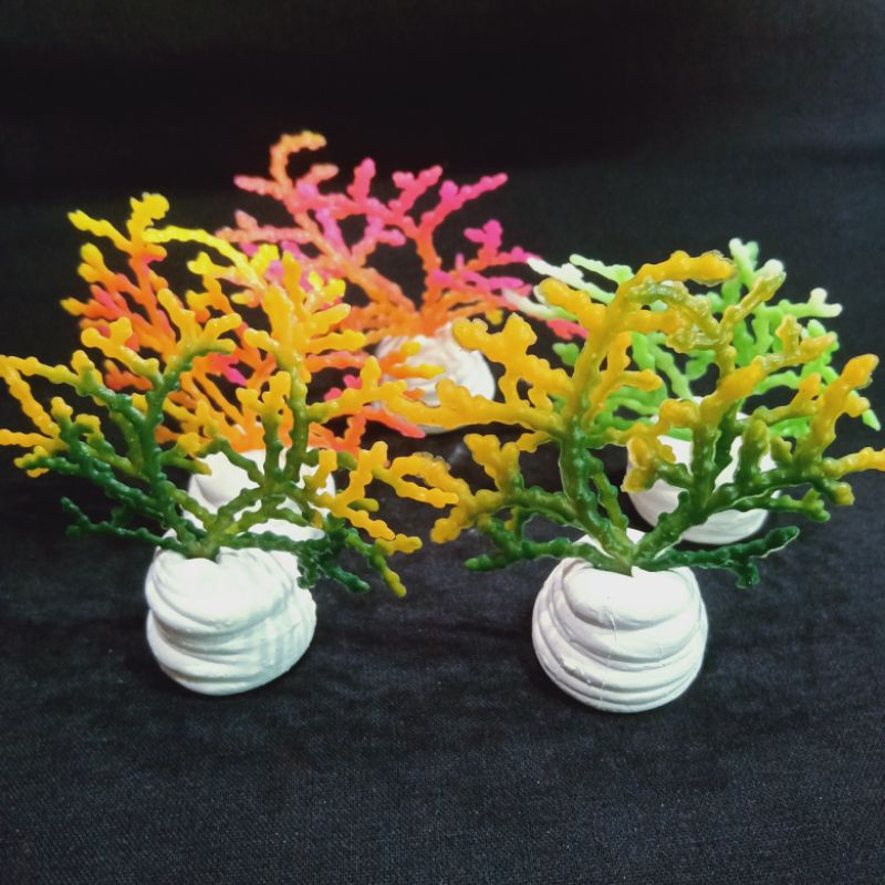 Hiasan Aquarium Aksesoris Aquarium Rumput Laut Random