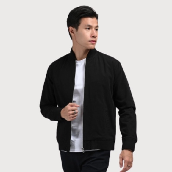 Jaket Pria Bomber Canvas / Jacket Canvas Bomber Deluxe Premium Edition