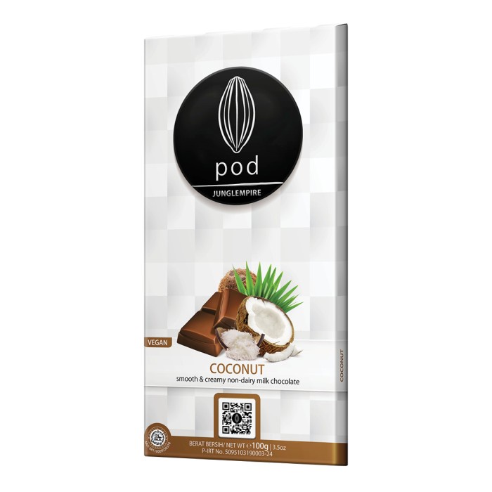 

Milk Chocolate Non-Dairy - Cokelat Susu Vegan Bali - Pod Chocolate