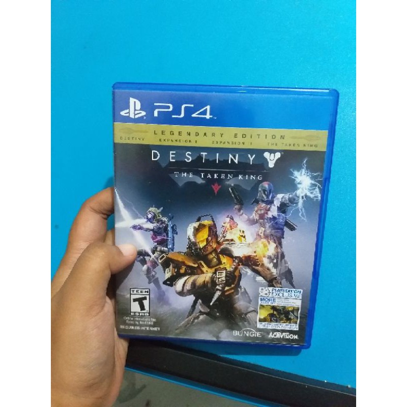 bd dvd kaset game ps4 destiny taken king (bekas)