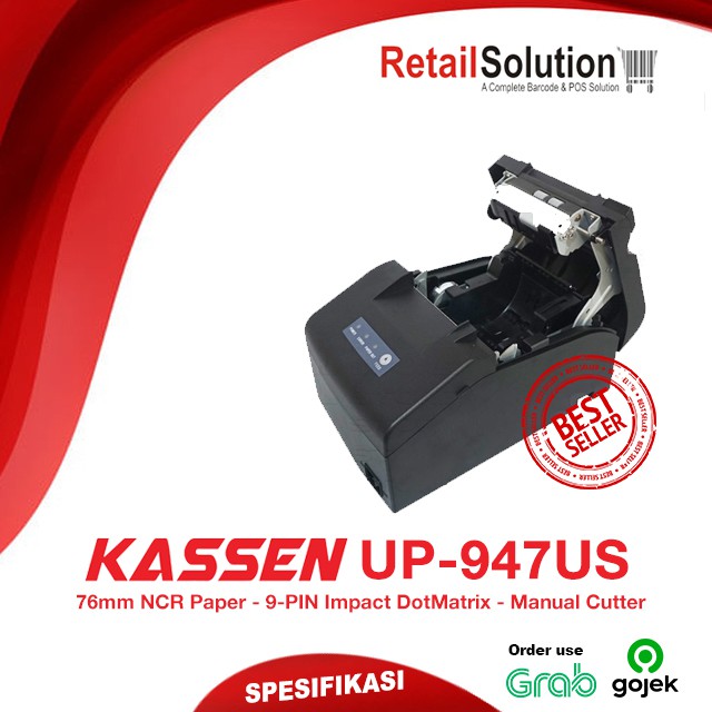 Printer Kasir DotMatrix USB Serial - Kassen UP-947US / UP947 / UP947US