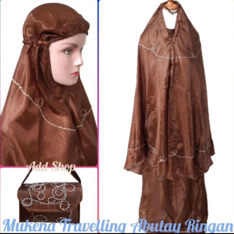 mukena parasit / parasut cornelli / souvernir mukena / oleh oleh haji