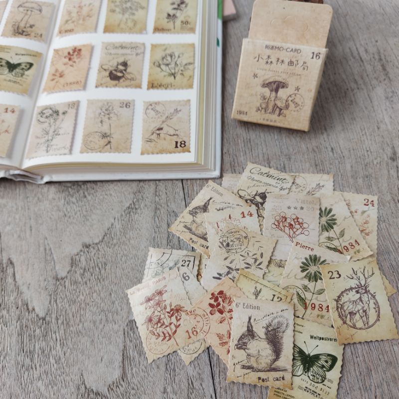 

46pcs Little Forest Post Stamp Sticker