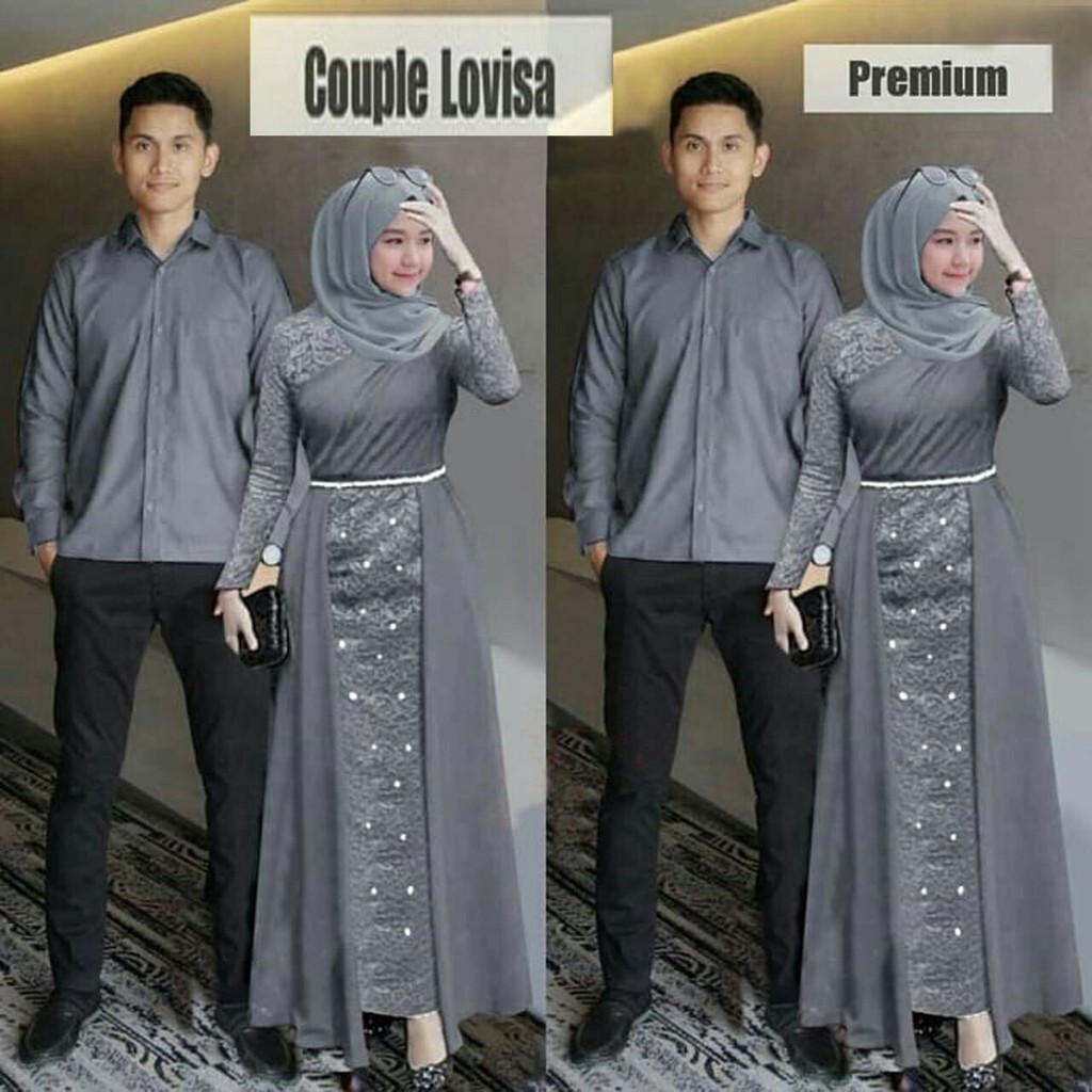 Abu Abu Baju Couple Kondangan Kekinian : Baju Gamis Kekinian Remaja