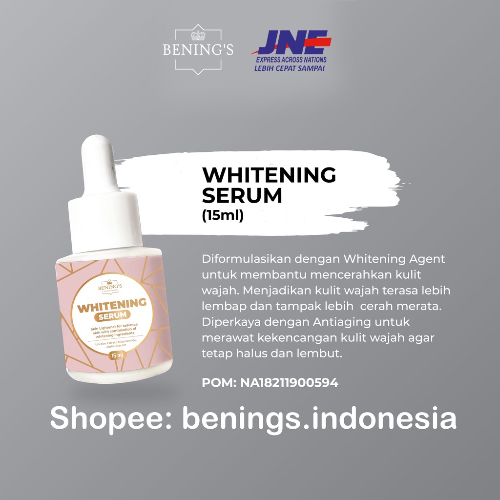 Whitening Serum Benings Skincare by Dr Oky (Benings Clinic) Ultimate Serum