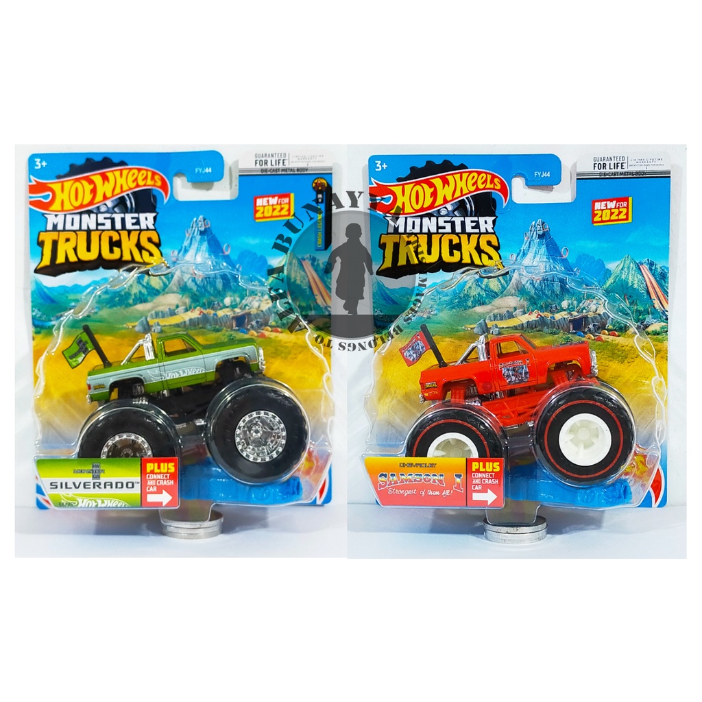 Hot Wheels Monster Trucks - CHEVY PICK UP SERIES - Hotwheels Truck Original - Mainan Diecast Truk