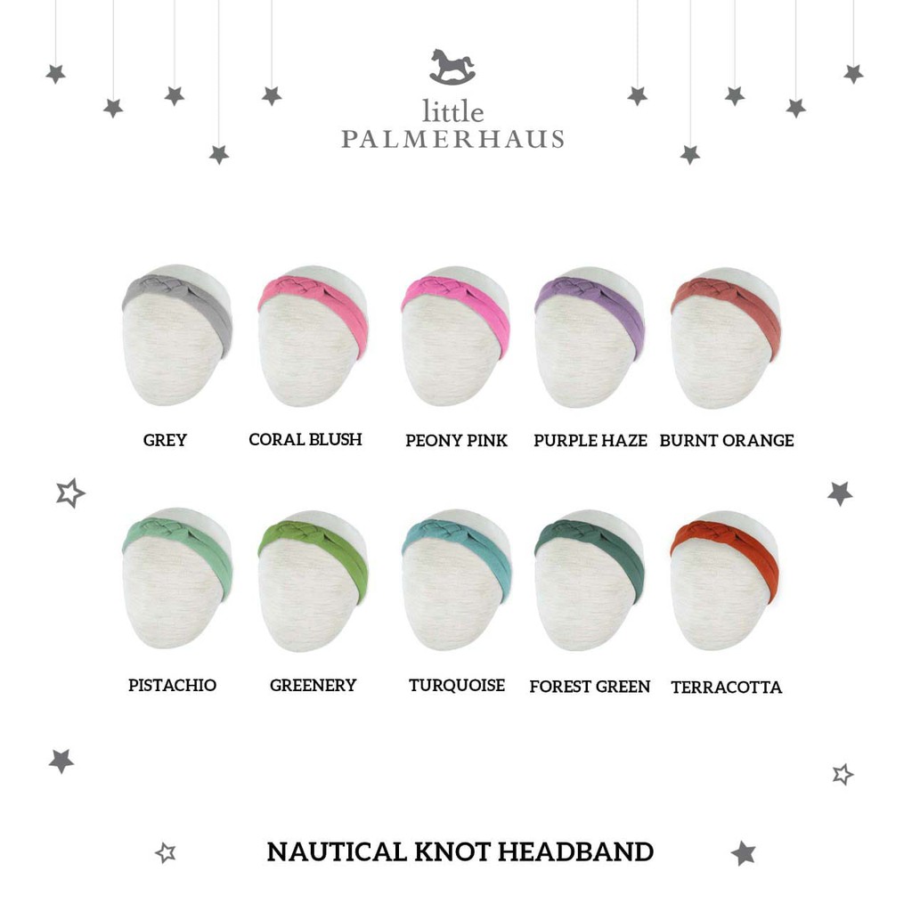 Palmerhaus CLASSIC / Rounded Knot / Nautical Headband Super Soft CBKS