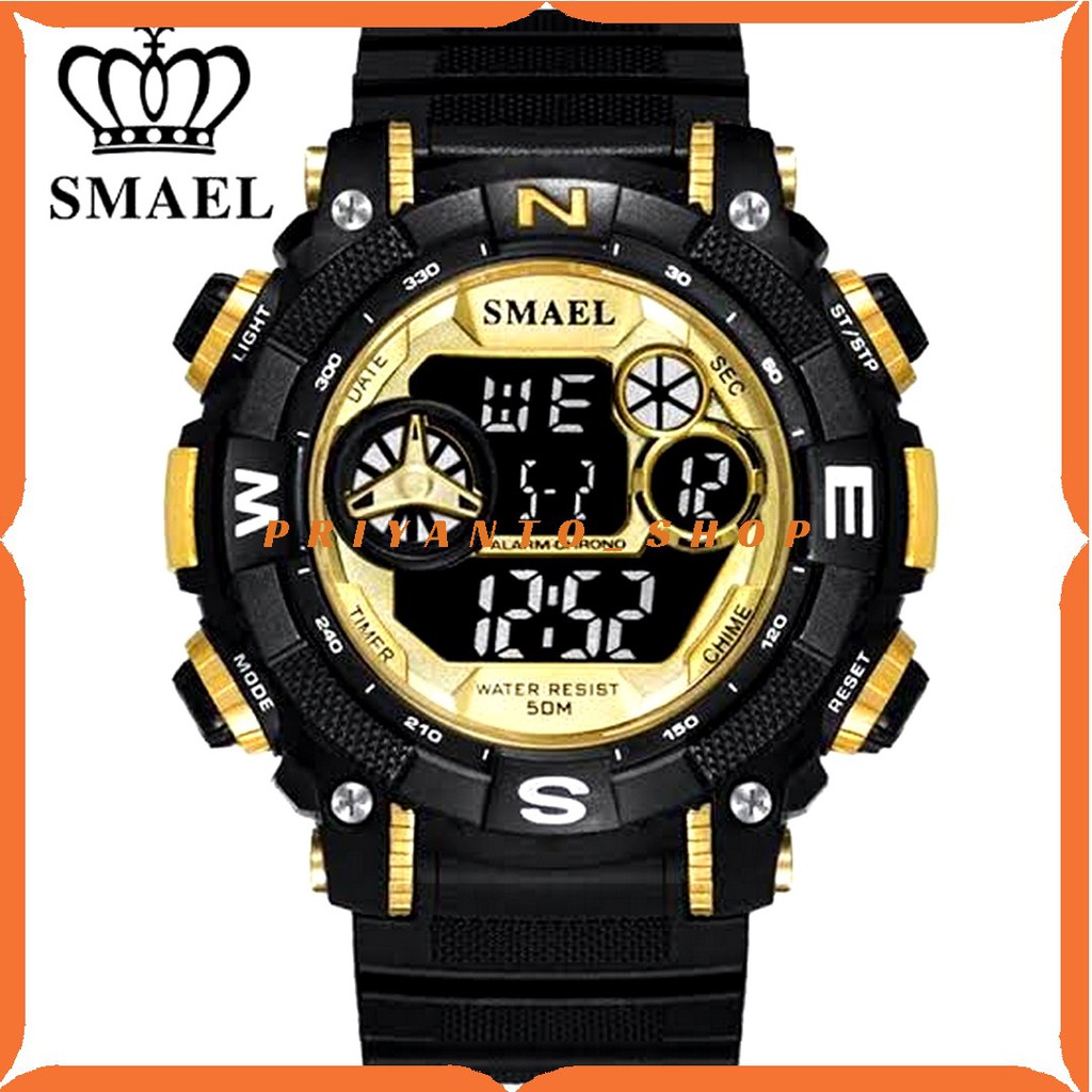 Tali Jam Tangan Smael 1317 SMAEL 1317 Original Oem Rubber