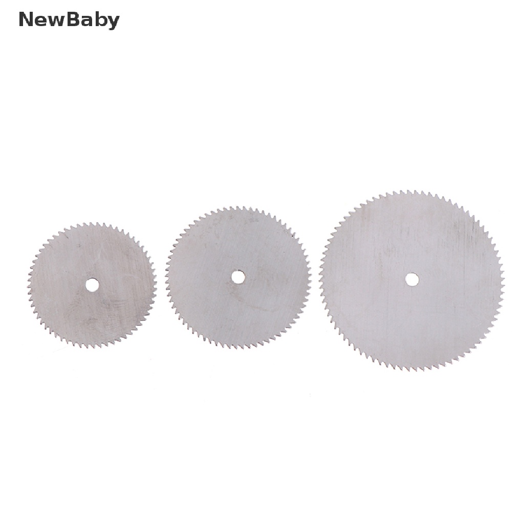 Newbaby 10Pcs / set Cakram Pemotong Stainless Steel Metal 16 18 22 25 32mm