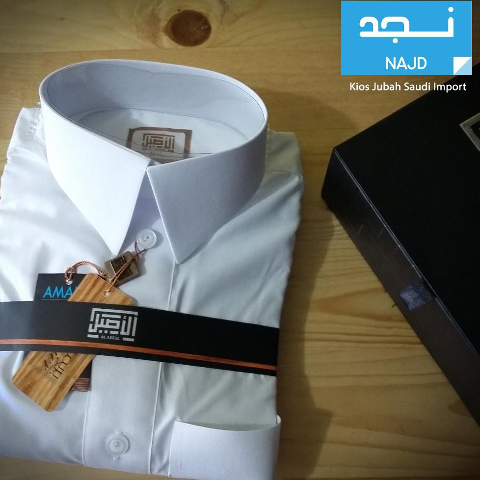 Termurah Jubah Impor Al Aseel Seri Premier Krah Kemeja & Manset Baru