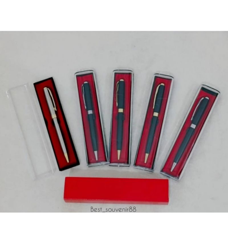 

Bp 808/Pulpen Exclusif/Pen Metal/Ballpoint/Pulpen+Box Merah/Pulpen