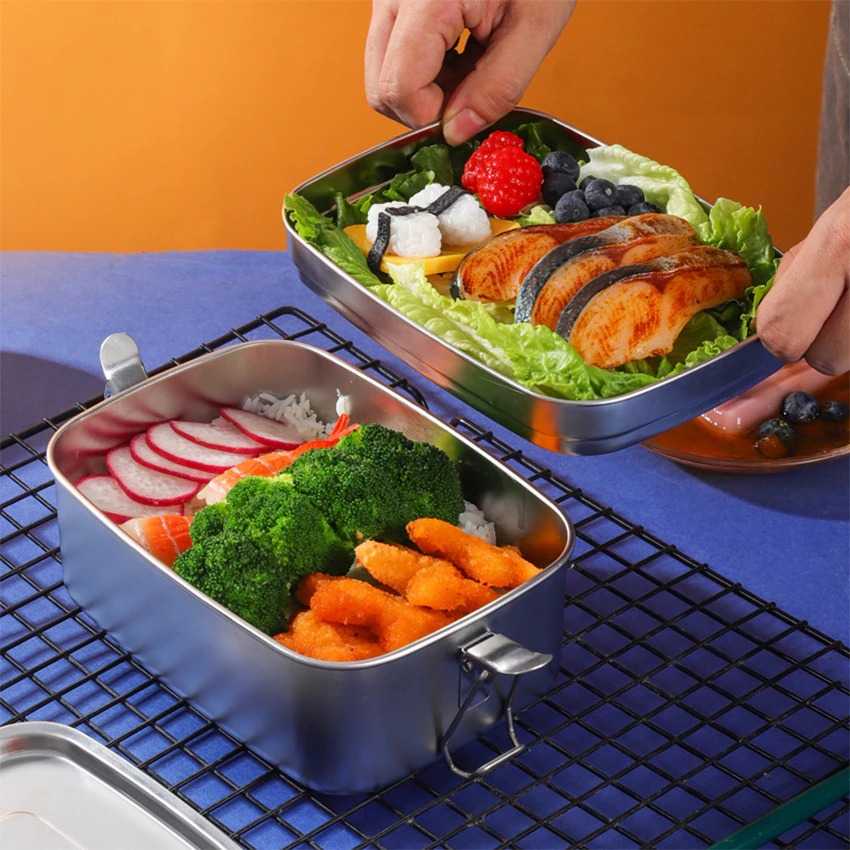 TD-DA HOUSEEN Kotak Makan Bento Lunch Box Stainless Steel - HS233