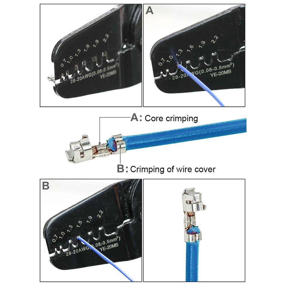 Populer Ferrule Crimp Sets Manual Multifungsi Wire Terminal Insert Spring Ferrule Crimper Plier Alat Crimper Kawat