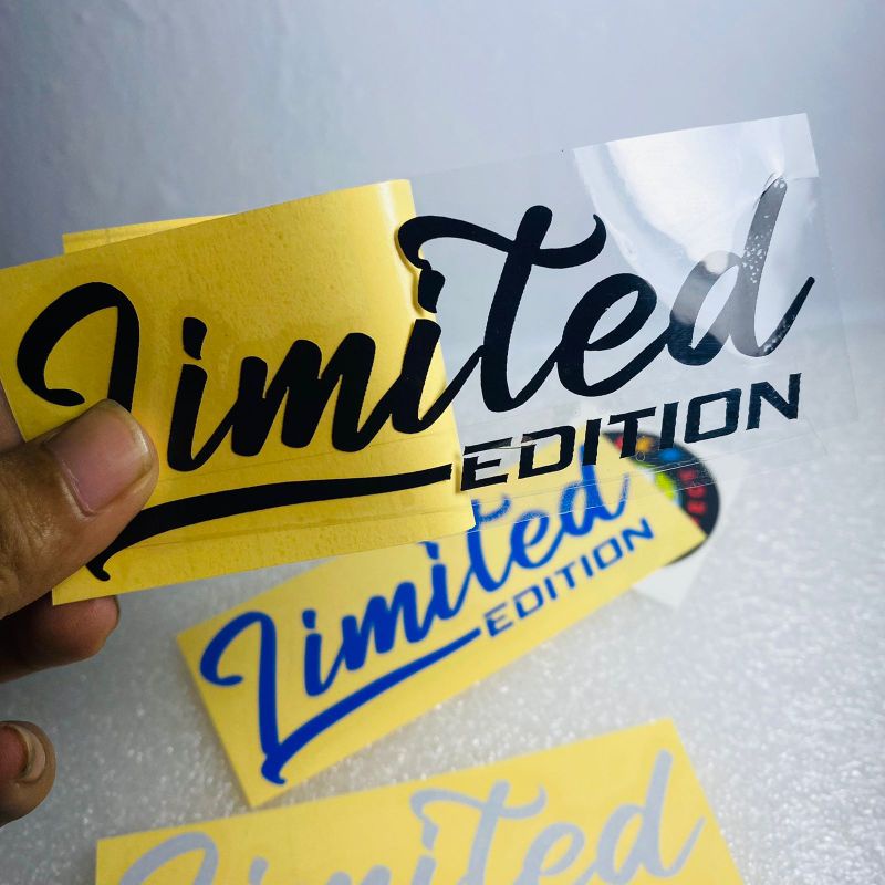 Stiker limited edition cuting stiker part 2 stickerbae variasi motor acc stiker