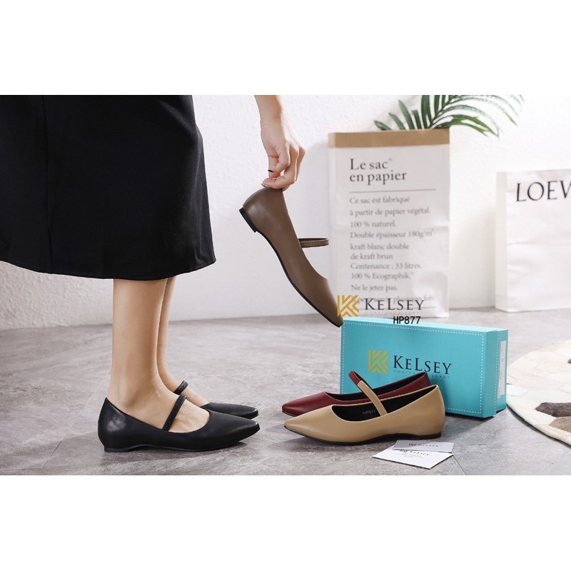 Kelsey Sepatu Flat Shoes Wanita / Sepatu Flat Kerja Wanita  HP877