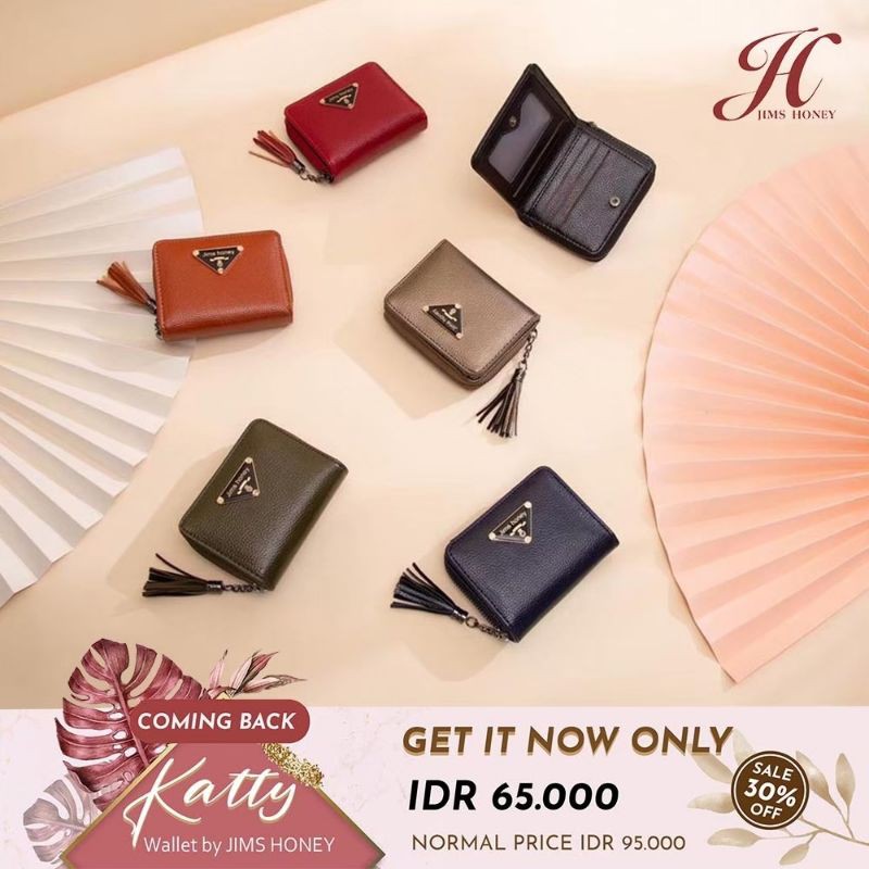 Katy - Katty Wallet Dompet Kartu Jims Honey
