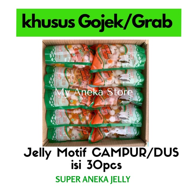 

Jelly motif campur 500gr isi 30pc/Dus “Super Aneka Jelly “