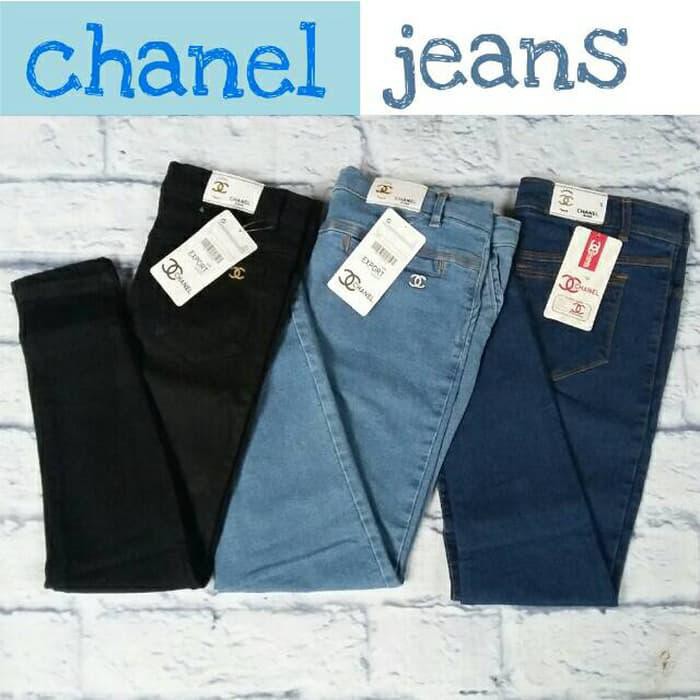 Terlaku Celana Jeans Chanel Wanita Murah