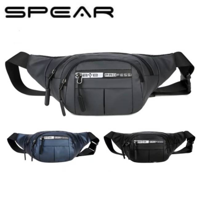 Tas pinggang pria Spear bahan anti air (Waterproof)