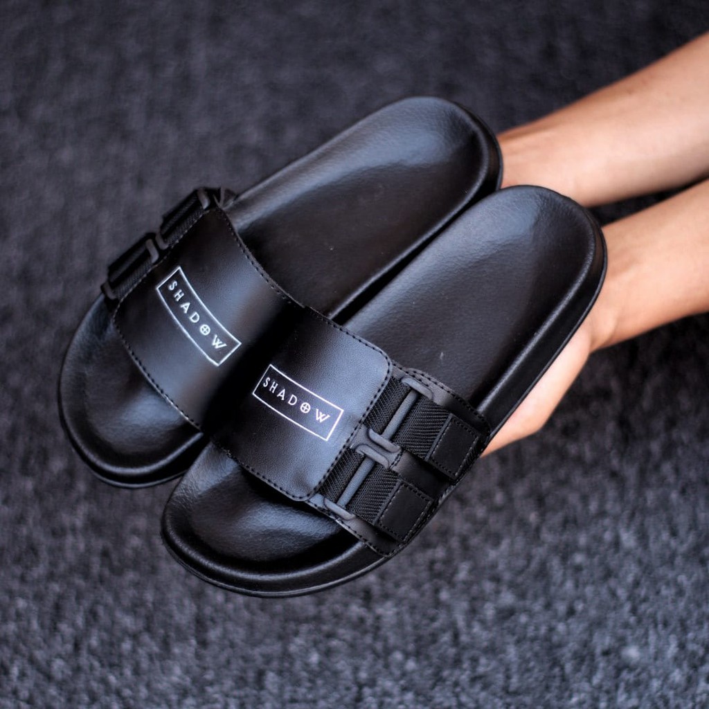 ABRHM x FLUK Sandal Slide Pria Sandal Slop Pria Ori Distro Sendal Selop Cowok / Cowo Keren Kekinian