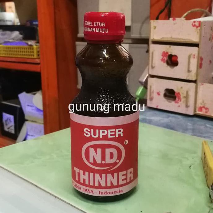 

Jual Thinner Nd Super Botol Kecil / Pengencer Cat Minyak Ayo Beli