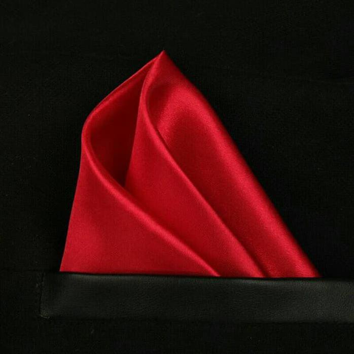 Red Men Pocket Square Handkerchief Saputangan Sapu Tangan Jas Merah Best Quality Shopee Indonesia