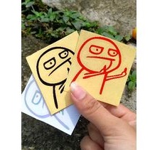 

Stiker middle finger fucek animasi lucu /sticker keren