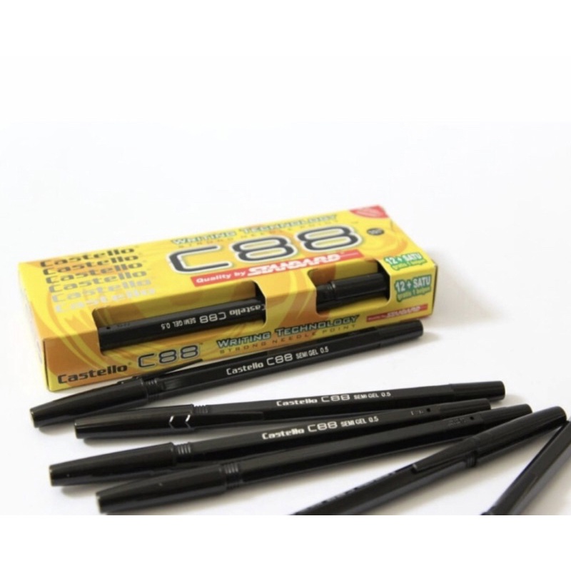 

BULPOINT STANDARD C-88 CASTELLO HITAM ( Isi 12 Biji + 1 Biji )