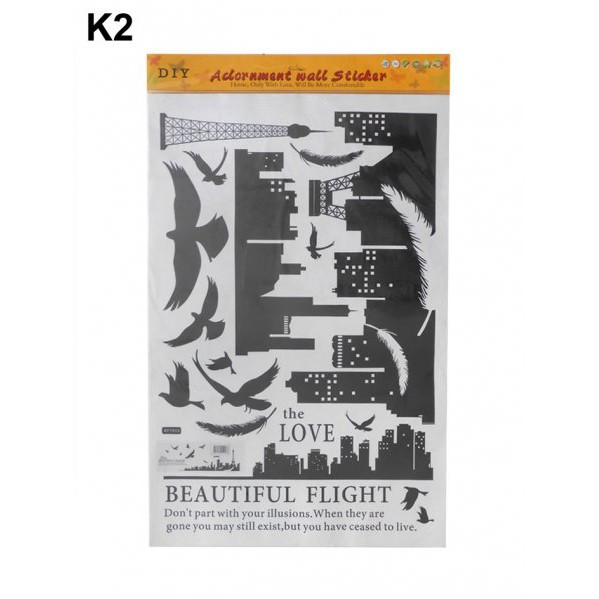 Wallsticker Dinding Liberty & London - BOS 853