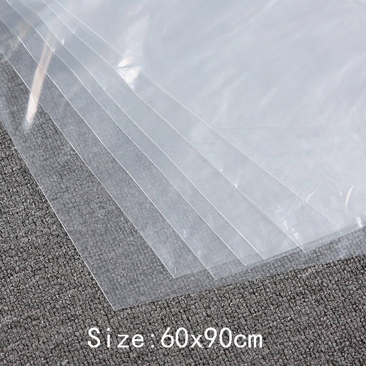 [Disposable Clothing Dust Bag / Clothing Storage Bag For Wardrobe Hangers / Transparent Dust Cover For Dry Cleaners, Clothing Store And  Family]