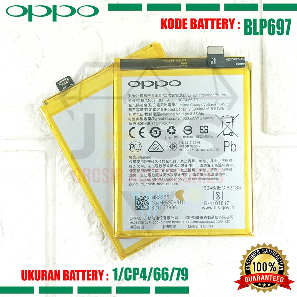 Baterai Original OPPO F11 Pro - CPH1969 Kode Battery BLP697 BLP-69