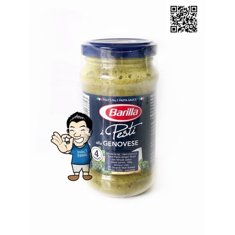 

PROMO BARILLA SAUCE PESTI ALLA GENOVESE- SAUS PASTA BASIL MINYAK ZAITUN 190G TERMURAH