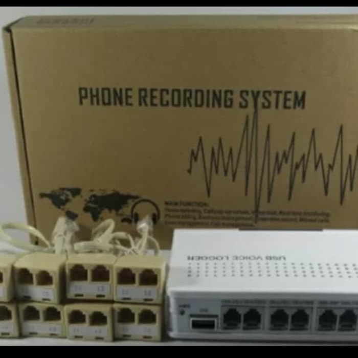 VOICE LOGGER/ALAT RECORDING TELEPHONE/ALAT REKAM PANGGILAN 16 PORT