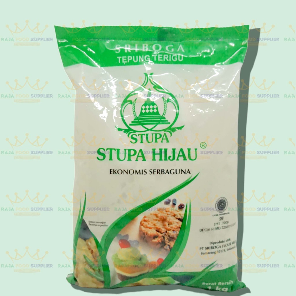 Sriboga Stupa Hijau Tepung Terigu - 1 kg