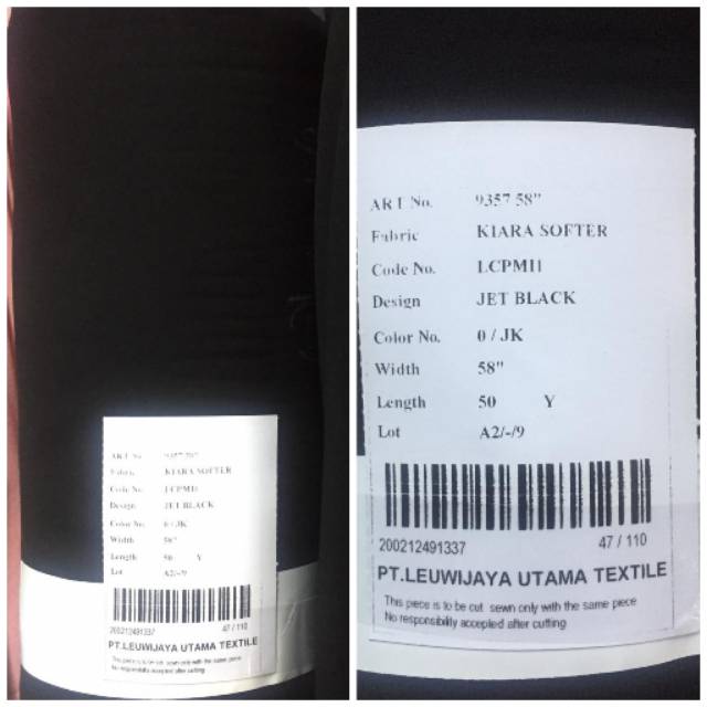 JETBLACK KIARA SOFTER LEUWITEX ORI