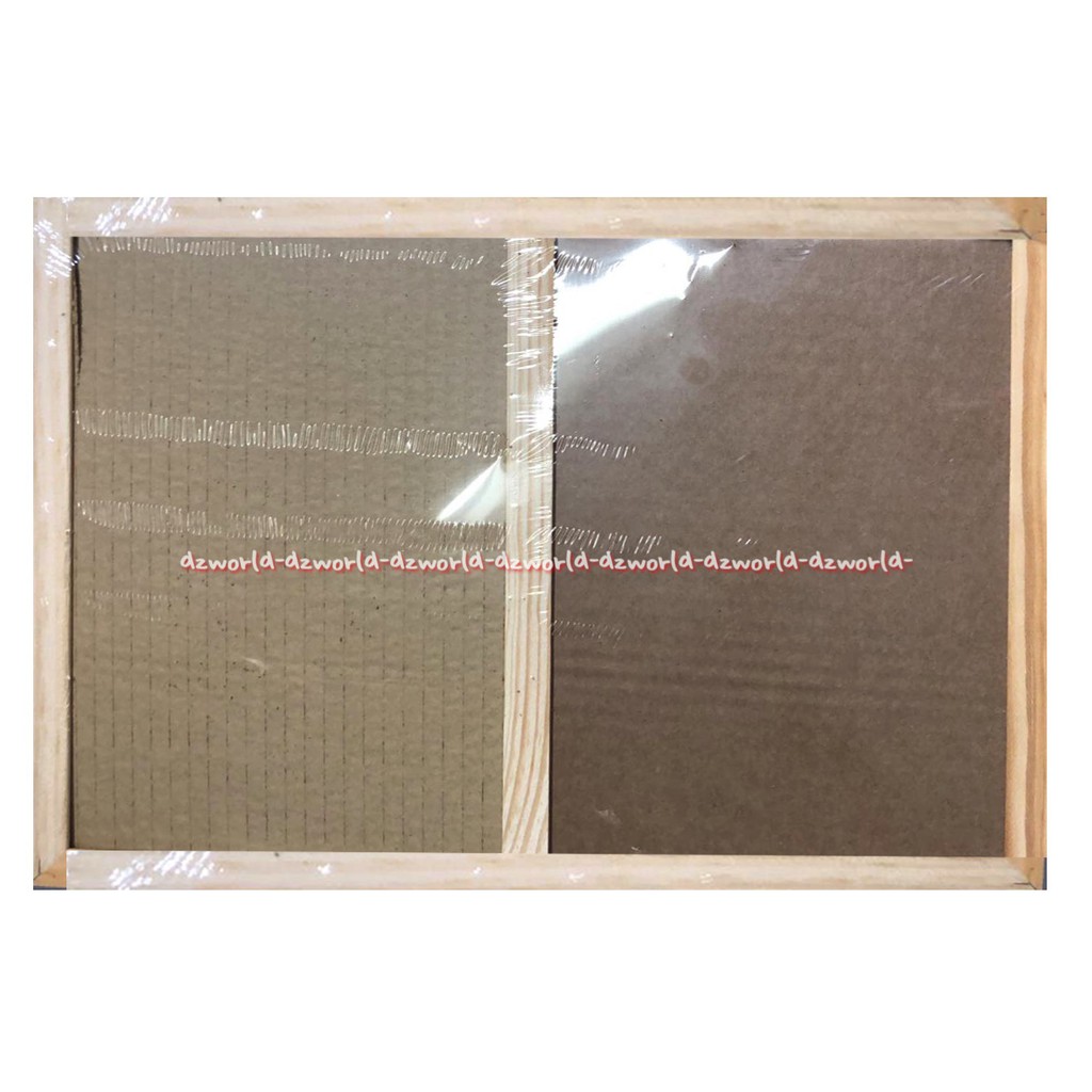 Combo Board Papan Tempel Pin Board 40x30cm corkboard dan whiteboard Papan Tulis Tempat Note