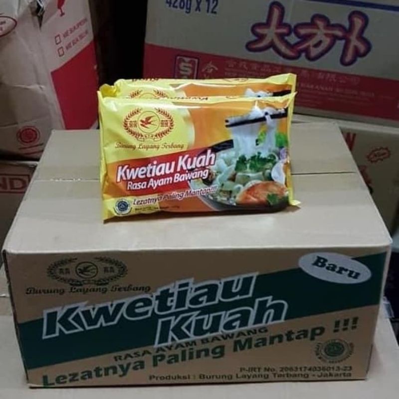 

1 DUS KWETIAU KUAH CAP BURUNG LAYANG TERBANG ISI 20 PCS