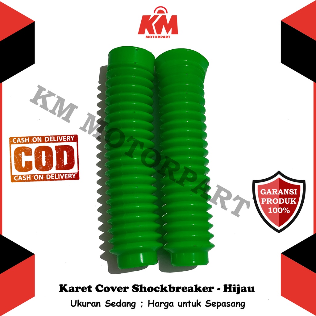 Karet Shock Depan JUMBO 26cm Cover Pelindung Sok Trail KLX CRF Byson KTM Dll Bahan Berkualitas