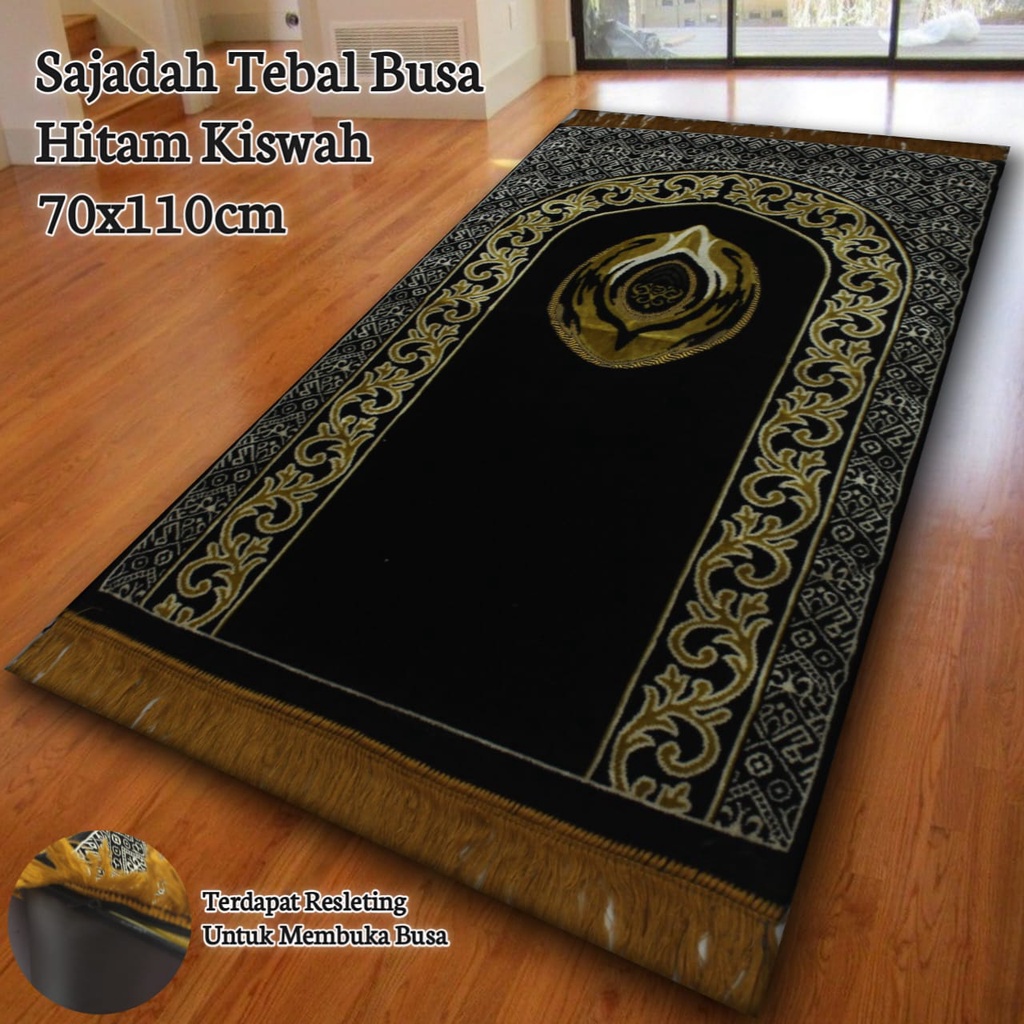 New Arrival Sajadah Tebal Busa Motif Kiswah/Best Seller