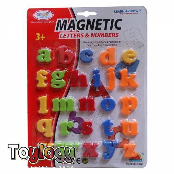 

Magnetic Letters & Numbers Series : Small Letters Magnet Huruf Kecil