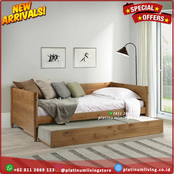 Dipan tempat tidur aliyah twin daybed Platinumliving Furniture
