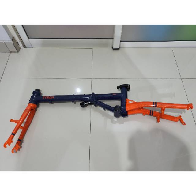 Frame Fnhon Gust V-Brake (Dark Blue Orange) SOLD