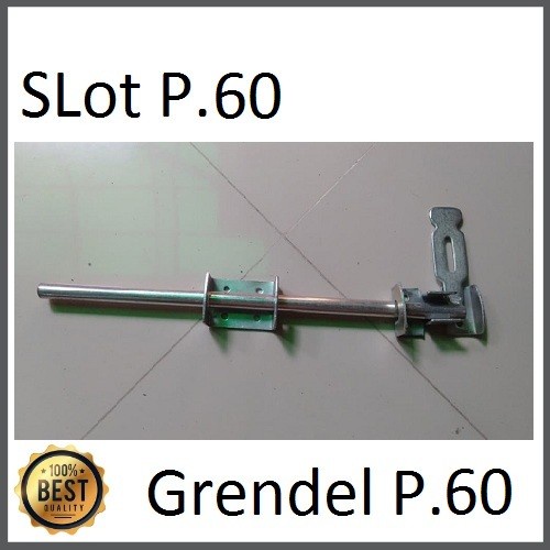 Slot Grendel Pintu Pagar Besi Gebyog Panjang 60Cm Berkualitas