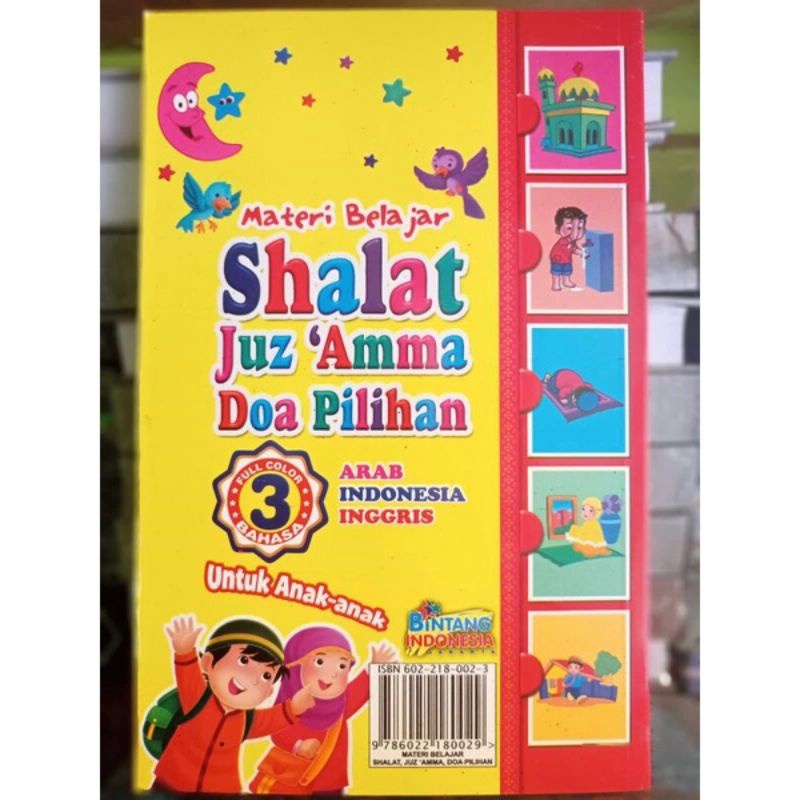 Materi Belajar Juz 'Amma Doa Pilihan 3 BAHASA ARAB INGGRIS INDONESIA  Kertas : Full Color-1