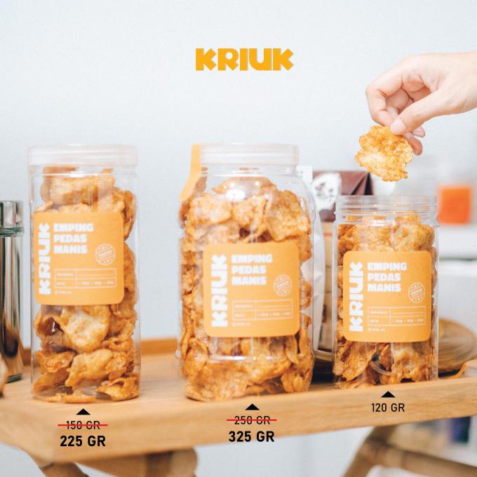 

Sale Keripik Emping Pedas Manis 225Gram