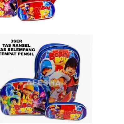 ➤ Tas Boboiboy Tas Ransel Sekolah Anak Laki Laki Karakter ✮