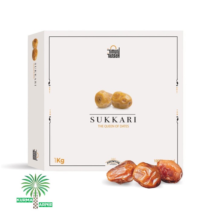 

Kurma Sukari 1 Kg Premium Timur Tengah Sukkari Original High Quality